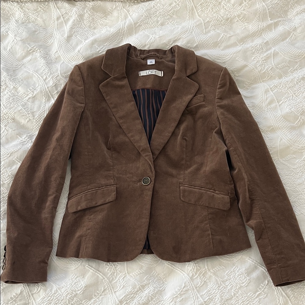 Ann Taylor Loft Chocolate Brown Women's Blazer